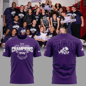 TCU Horned Frogs Women's Basketball Big 12 Conference Champions 2026 T-Shirt
