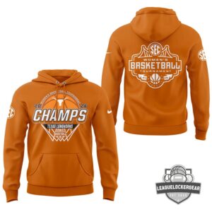 Texas Longhorns 2026 SEC Women's Basketball Tournament Champs Hoodie