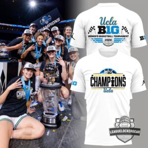 UCLA 2026 Big Ten Women's Basketball Tournament Champions T-Shirt