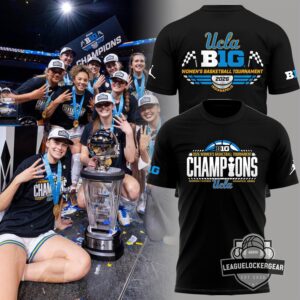 UCLA 2026 Big Ten Women's Basketball Tournament Champions T-Shirt