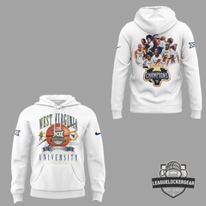 West Virginia Mountaineers 2026 Big 12 Tournament Champions Women's Basketball Hoodie