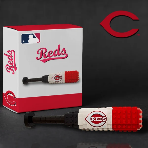 Cincinnati Reds Baseball Bat Building Blocks Set - LeagueLockerGear