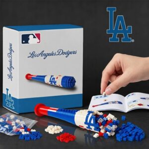 Los Angeles Dodgers Baseball Bat Building Block Set