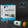 Miami Marlins Baseball Bat Building Blocks Set
