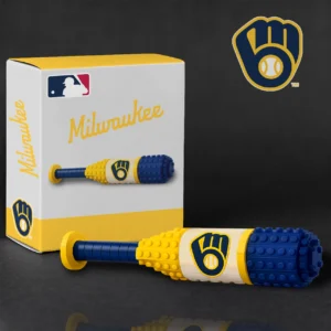 Milwaukee Brewers Baseball Bat Building Block Set