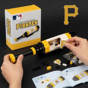 Pittsburgh Pirates Baseball Bat Building Blocks Set