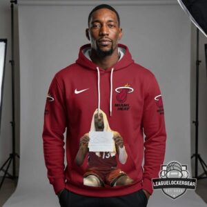 Bam Adebayo Miami Heat The 83 Point Game 3D Hoodie