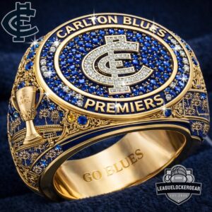 Carlton Blues AFL Premiers Championship Ring