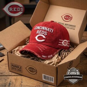 Cincinnati Reds 145th Anniversary 1881-2026 Baseball Cap