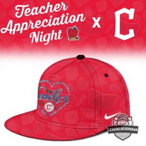 Cleveland Guardians Teacher Appreciation Night Hoodie And Cap
