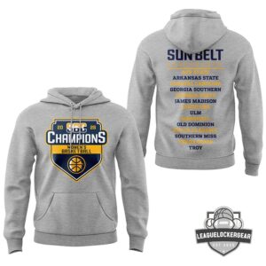 Sun Belt Conference 2026 Women's Basketball Champions Hoodie