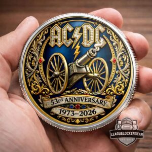AC/DC 53rd Anniversary 1973-2026 For Those About to Rock Commemorative Coin
