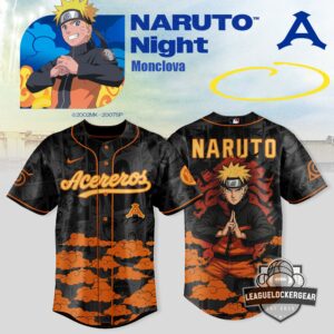 Acereros de Monclova Naruto Night Baseball Jersey