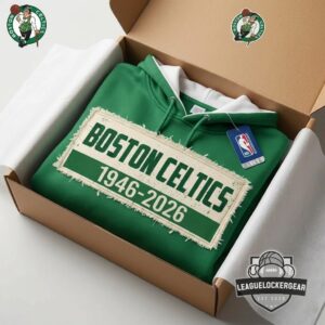 Boston Celtics 80th Anniversary 1946-2026 Hoodie