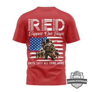 Buc-ee's Remember Everyone Deployed Military Support T-Shirt