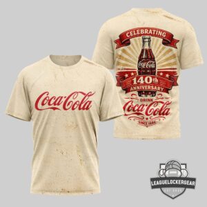 Coca-Cola 140th Anniversary Since 1886 T-Shirt