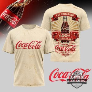 Coca-Cola 140th Anniversary Since 1886 T-Shirt