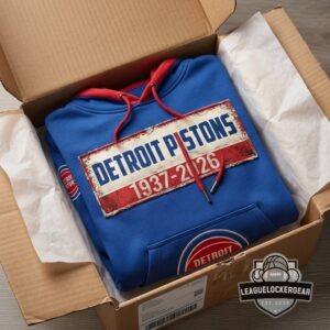 Detroit Pistons 1937-2026 Hoodie