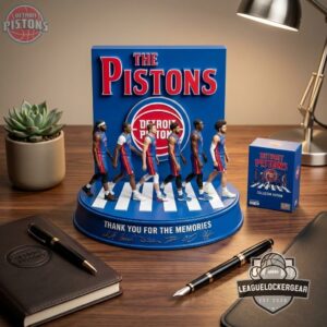 Detroit Pistons Thank You For The Memories Acrylic Plaque
