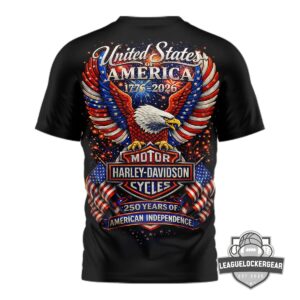 Harley-Davidson America's 250th Anniversary 1776-2026 T-Shirt
