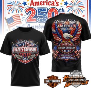 Harley-Davidson America's 250th Anniversary 1776-2026 T-Shirt