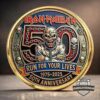 Iron Maiden 50th Anniversary Run For Your Lives Commemorative Coin