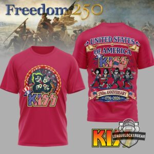 KISS Freedom 250th Anniversary 1776-2026 T-Shirt
