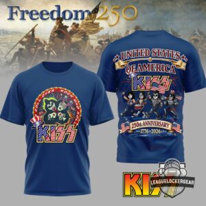 KISS Freedom 250th Anniversary 1776-2026 T-Shirt