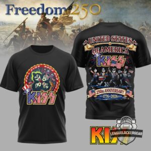 KISS Freedom 250th Anniversary 1776-2026 T-Shirt
