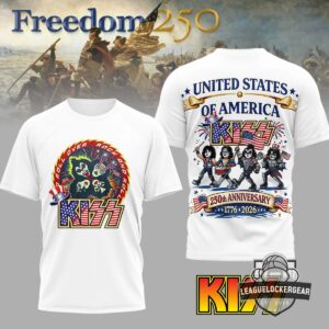 KISS Freedom 250th Anniversary 1776-2026 T-Shirt