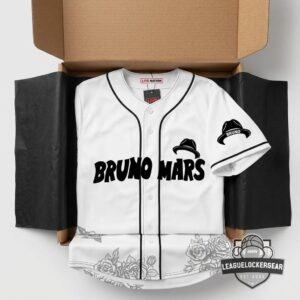 Bruno Mars The Romantic Tour Baseball Jersey