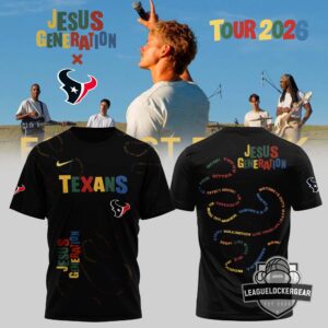 Houston Texans x Jesus Generation Tour 2026 T-Shirt