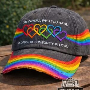 LGBTQ Pride Be Careful Who You Hate It Could Be Someone You Love Cap