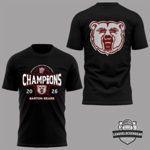 Barton Bears Arkansas 2A Boys Basketball State Champions 2026 T-Shirt
