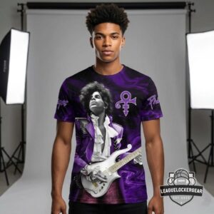 Prince Purple Rain Love Symbol Tribute 3D T-Shirt