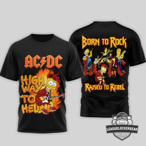 AC/DC The Simpsons Highway To Hell T-Shirt