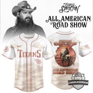 Chris Stapleton Tennessee Titans All American Road Show Baseball Jersey