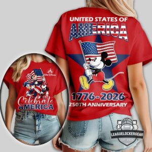 Disney Mickey Mouse 250th Anniversary America 1776-2026 T-Shirt