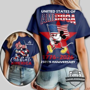 Disney Mickey Mouse 250th Anniversary America 1776-2026 T-Shirt
