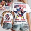 Disney Mickey Mouse 250th Anniversary America 1776-2026 T-Shirt