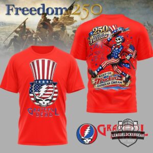 Grateful Dead Freedom 250 Years Keep on Truckin' T-Shirt