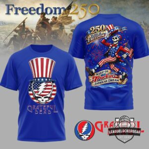 Grateful Dead Freedom 250 Years Keep on Truckin' T-Shirt