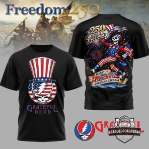 Grateful Dead Freedom 250 Years Keep on Truckin' T-Shirt
