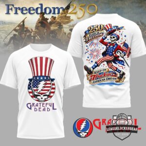 Grateful Dead Freedom 250 Years Keep on Truckin' T-Shirt