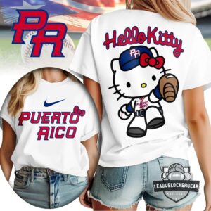 Hello Kitty Puerto Rico Baseball T-Shirt