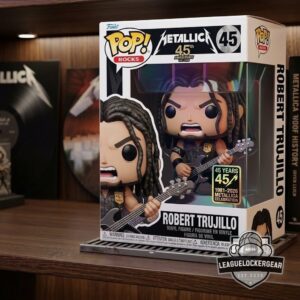 Metallica Robert Trujillo 45th Anniversary Funko Pop Rocks Vinyl Figure