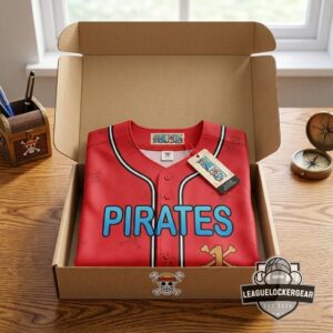 One Piece Straw Hat Pirates Custom Baseball Jersey