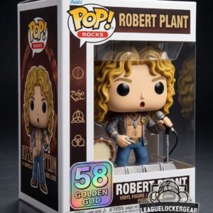 Robert Plant Led Zeppelin 58th Anniversary Golden God Funko Pop Figure