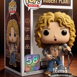 Robert Plant Led Zeppelin 58th Anniversary Golden God Funko Pop Figure