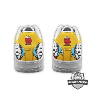 Snoopy Cartoon Patchwork Nike Air Force 1